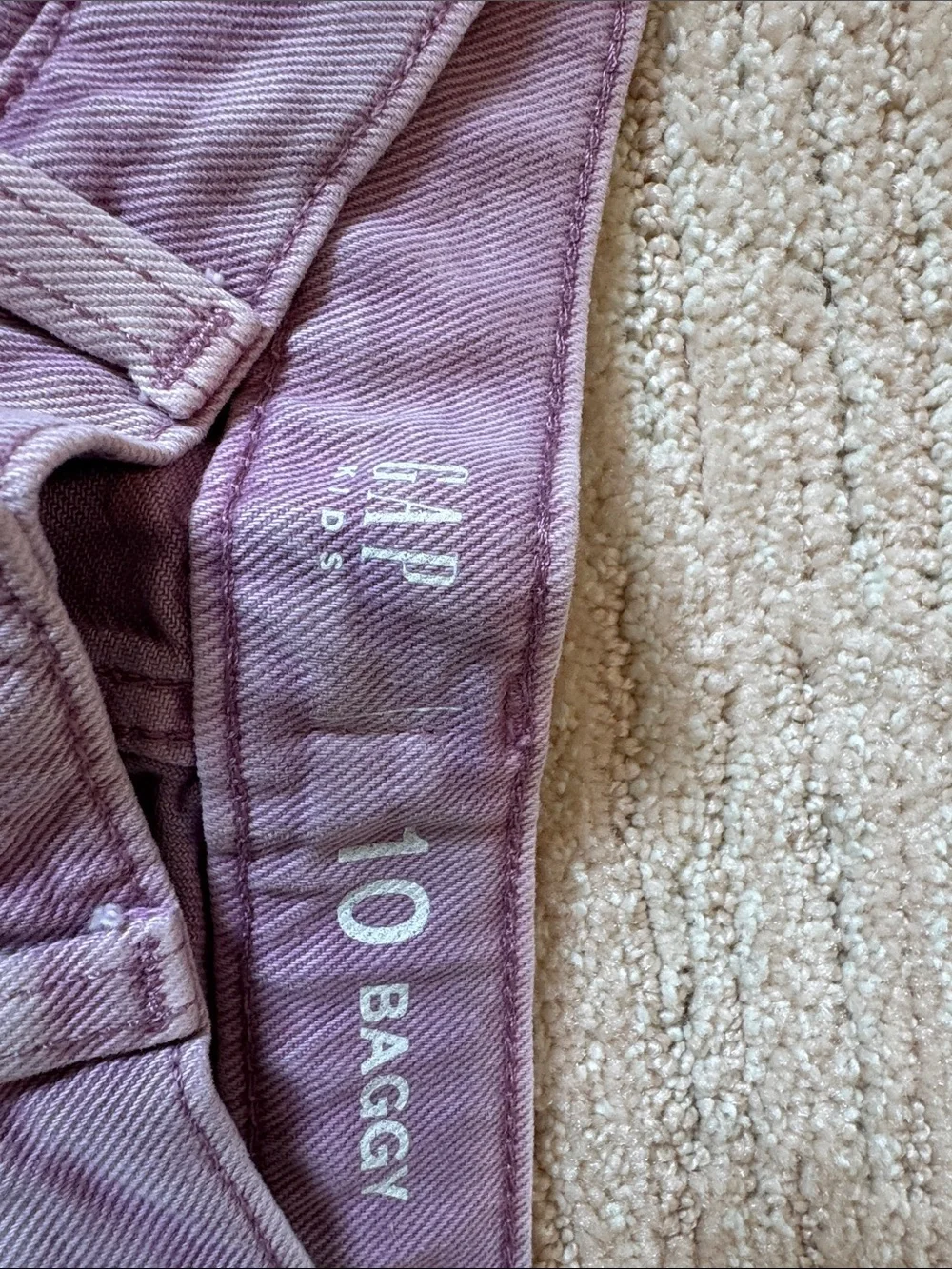 NWT GAP Kids Purple Baggy Jeans
